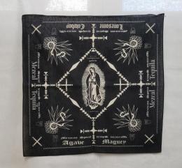 21BD001BK : BANDANA / GUADALUPE MARIA & AGAVE