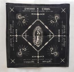 21BD001BK : BANDANA / GUADALUPE MARIA & AGAVE