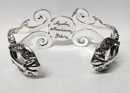 16B-BR-EG004SS : EAGLE BANGLE