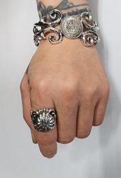 16B-BR-EG004SS : EAGLE BANGLE