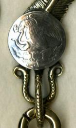 16KBLC-FE001 : Aguila Mexicana Feather Keyholder