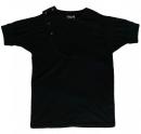 19T003BSBK : TEE BLACK SIGN BLACK