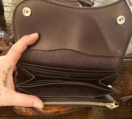 19AGW-CH002 : A.CHERRY & galcia WALLET/CONCHO LONG