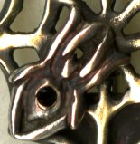 BSFA-16603B : BLACK SIGN & galcia /HAT & LAPEL-PIN