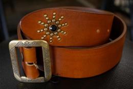 15GB-003BR-B : 44mm 幅 BELT 1POINT STUDS(スタッズBRASS)