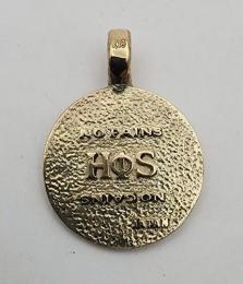 25HS-PDSK001-K10,K18YG : PENDANT "NO MATER WHAT"