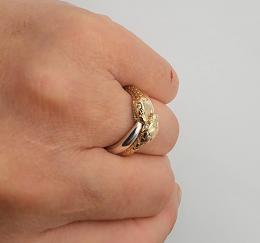 25HS-R-UB01-K10,K18YG&SV : RING "OUROBOROS RING"
