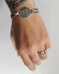 25HS-BR001-SV : BRACELET "NO MATTER WHAT" 