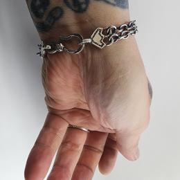 25HS-BR001-SV : BRACELET "NO MATTER WHAT" 