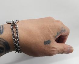 25HS-BR001-SV : BRACELET "NO MATTER WHAT" 