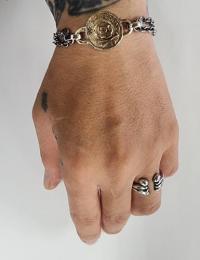 25HS-BR001-K10YG&SV : BRACELET "NO MATTER WHAT"