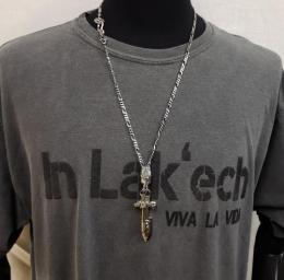 22NT-PCDC001SS : PENDANT & CHAIN / CROSS & DAGGER