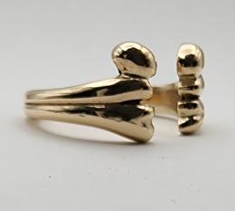26HS-R-CB01-K10,K18YG : HΦS /RING/CROSSBONES/LARGE