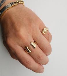 26HS-R-CB01-K10,K18YG : HΦS /RING/CROSSBONES/LARGE
