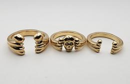 26HS-R-CB01-K10,K18YG : HΦS /RING/CROSSBONES/LARGE