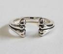 26HS-R-CB02-SV : HΦS RING/CROSS BONES/SMALL TYPE