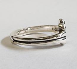 26HS-R-CB02-SV : HΦS RING/CROSS BONES/SMALL TYPE