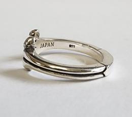 26HS-R-CB02-SV : HΦS RING/CROSS BONES/SMALL TYPE