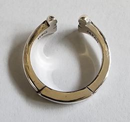 26HS-R-CB02-SV : HΦS RING/CROSS BONES/SMALL TYPE