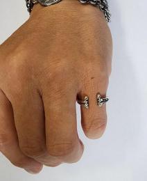 26HS-R-CB02-SV : HΦS RING/CROSS BONES/SMALL TYPE