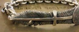 16C-BR-FE001SS : FEATHER BRACELET LARGE