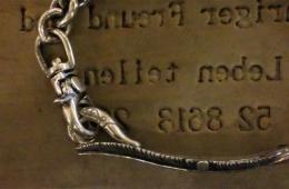 16C-BR-FE001SS : FEATHER BRACELET LARGE