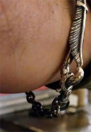 16C-BR-FE002SS : FEATHER BRACELET SMALL